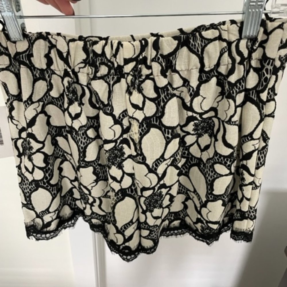 Ivory Lace Shorts